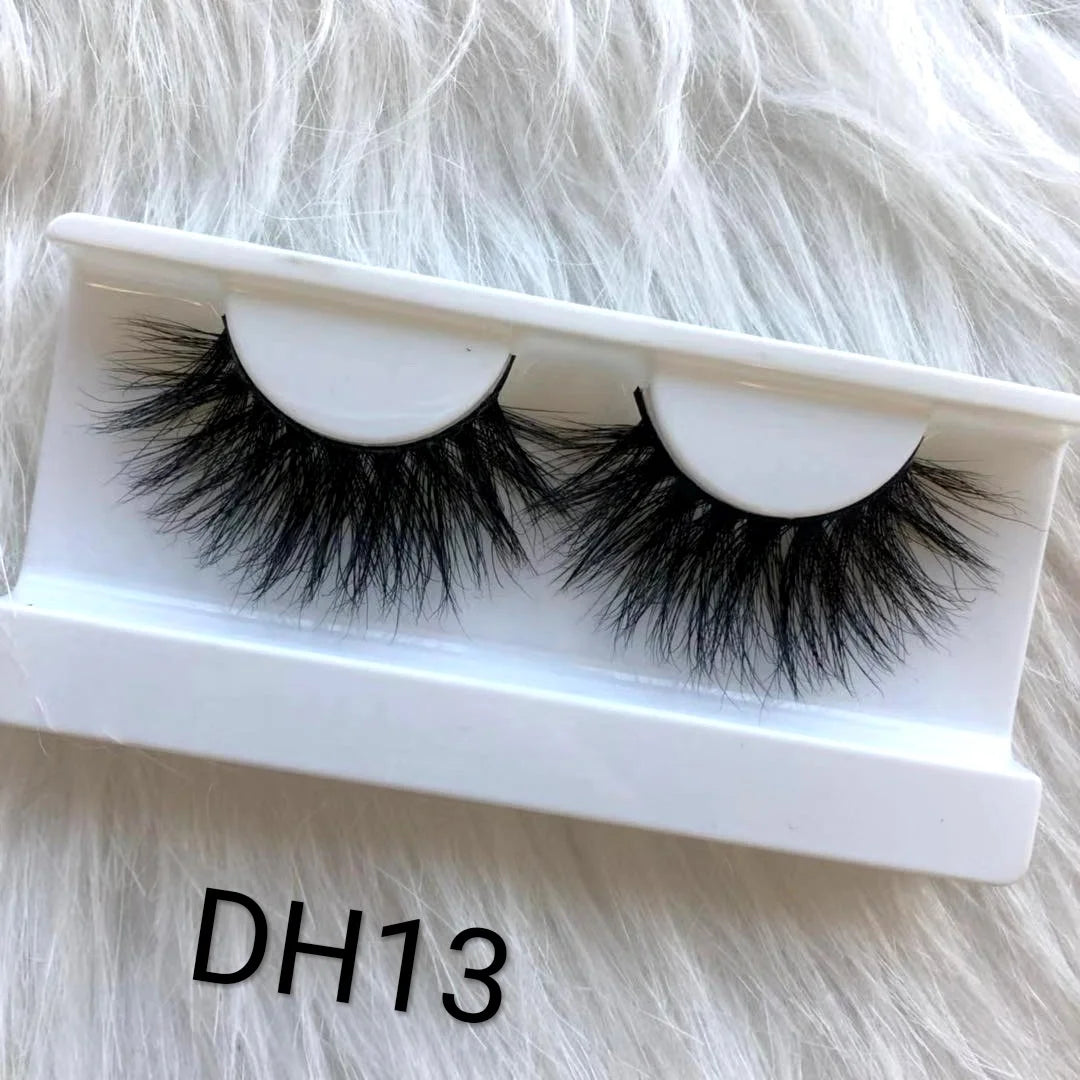 For Maynice High Quality 3D Mink Eyelashes 25mm Custom Packaging Box with Private Label Made from Quality Fur Material-21
