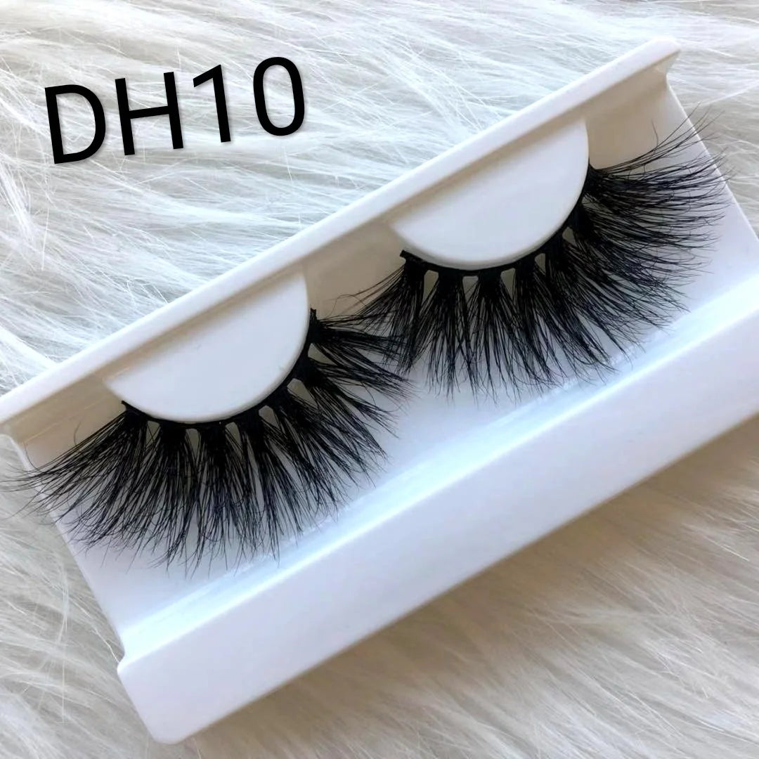 For Maynice High Quality 3D Mink Eyelashes 25mm Custom Packaging Box with Private Label Made from Quality Fur Material-14