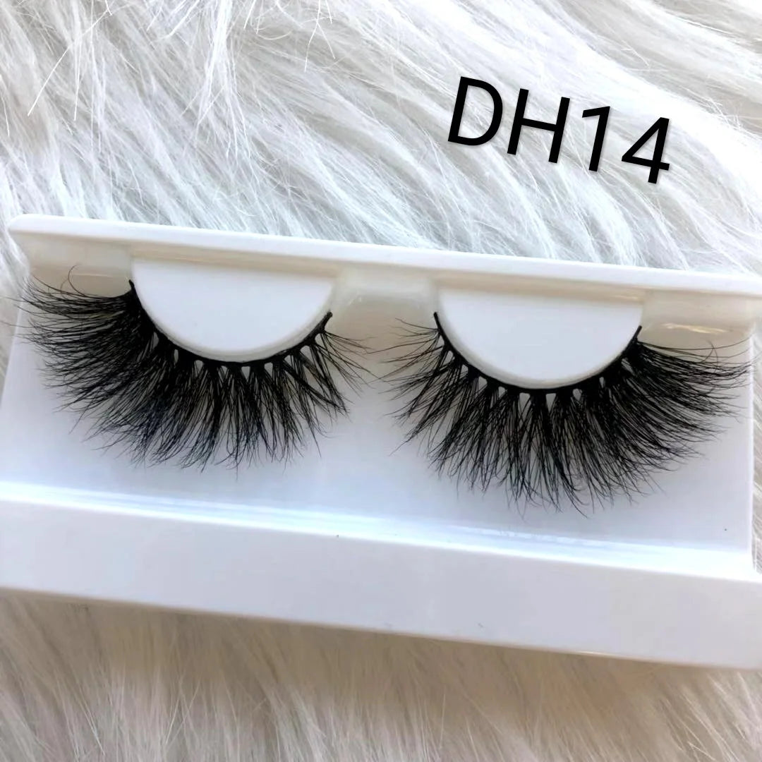 For Maynice High Quality 3D Mink Eyelashes 25mm Custom Packaging Box with Private Label Made from Quality Fur Material-22