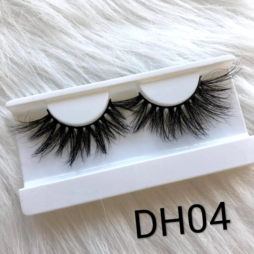 For Maynice High Quality 3D Mink Eyelashes 25mm Custom Packaging Box with Private Label Made from Quality Fur Material-18