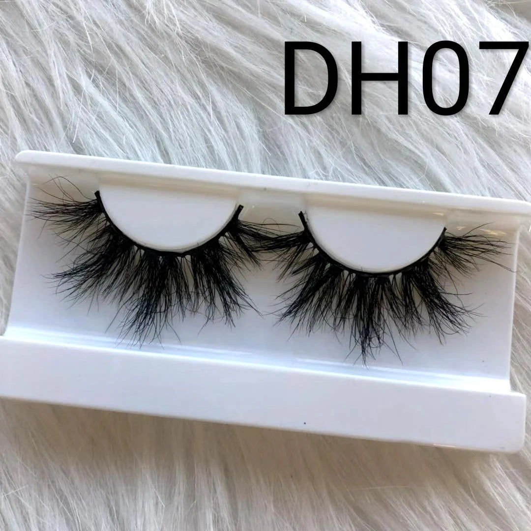 For Maynice High Quality 3D Mink Eyelashes 25mm Custom Packaging Box with Private Label Made from Quality Fur Material-4