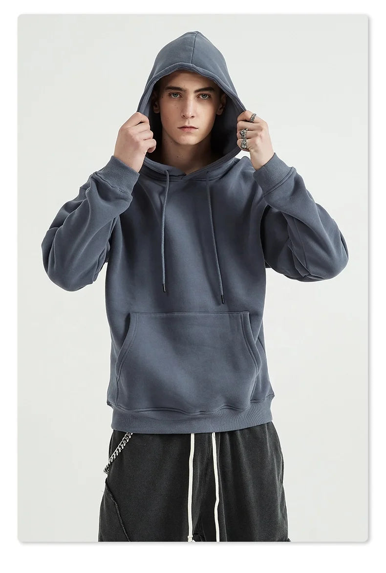 Custom logo Design Your logo Cotton Polyester Sports Blank Hoodies With No Labels-1
