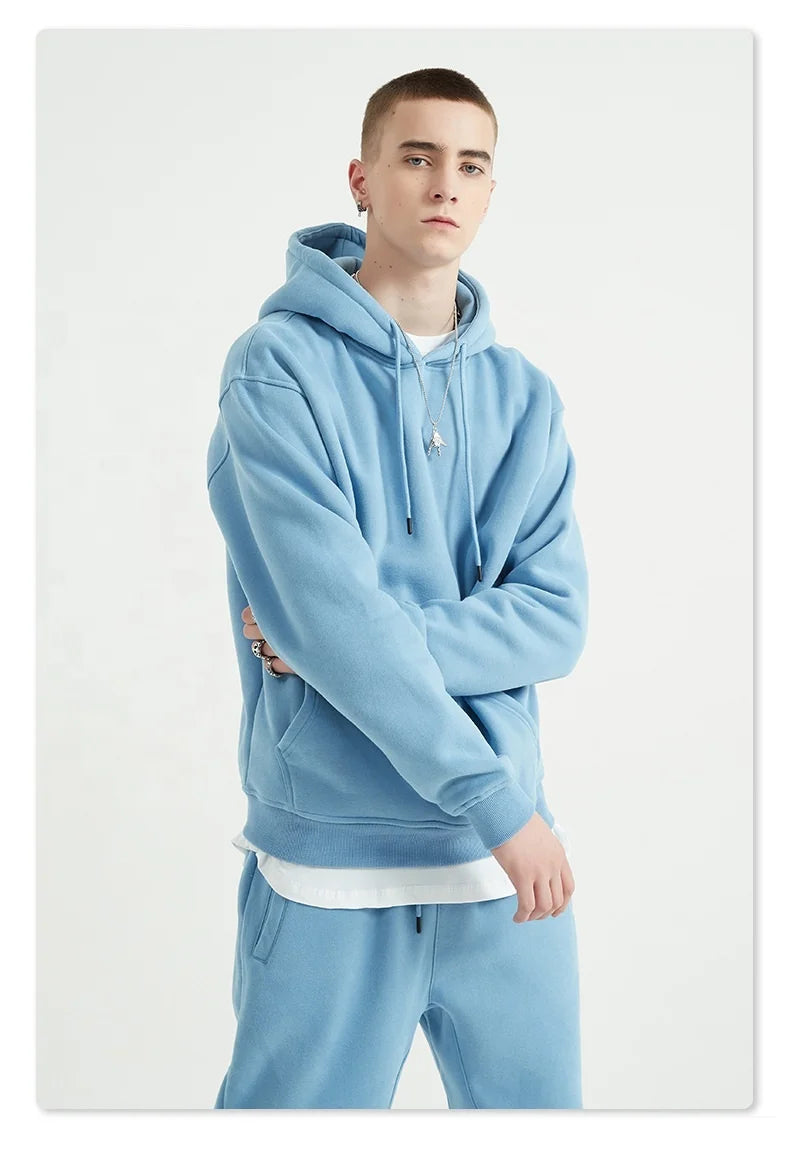 Custom logo Design Your logo Cotton Polyester Sports Blank Hoodies With No Labels-3